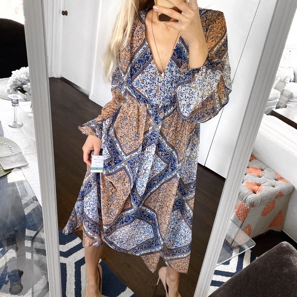 Just...Taylor Dresses & Skirts - 🍂 JUST TAYLOR BOHO FLORAL LONG SLEEVE MAXI DRESS!